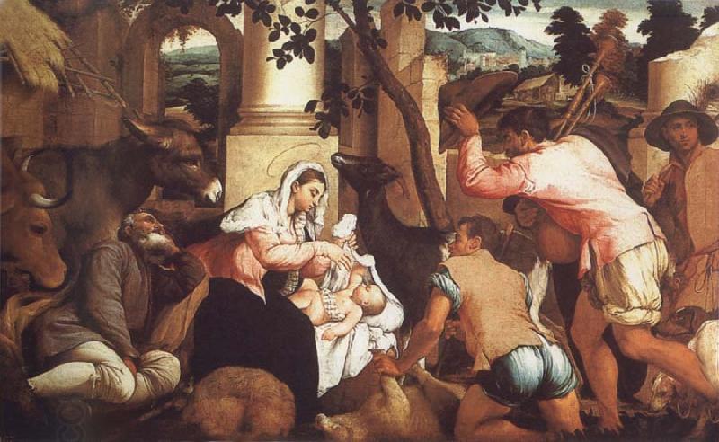 Jacopo Bassano The Adoration of the Shepherds